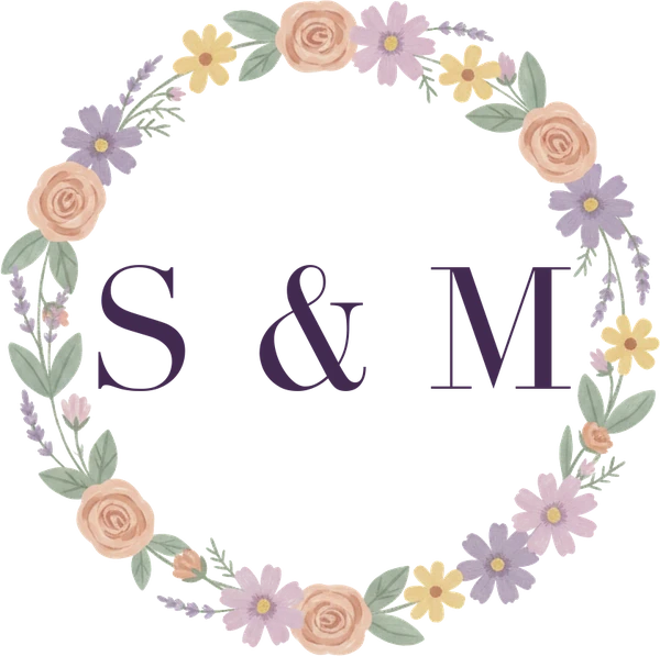 Sam & Mica monogram wreath